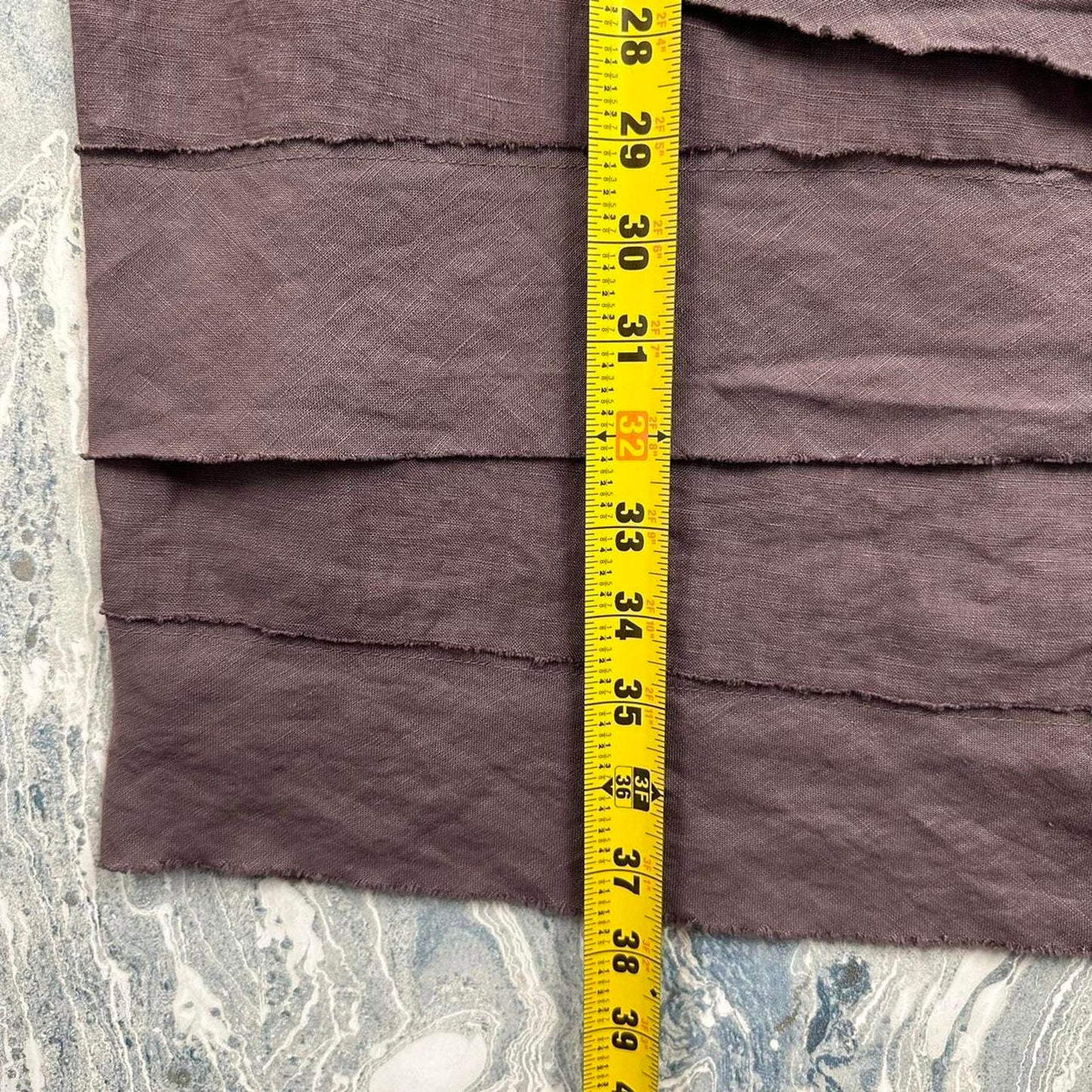 boho minimalist brown tiered maxiskirt (M)