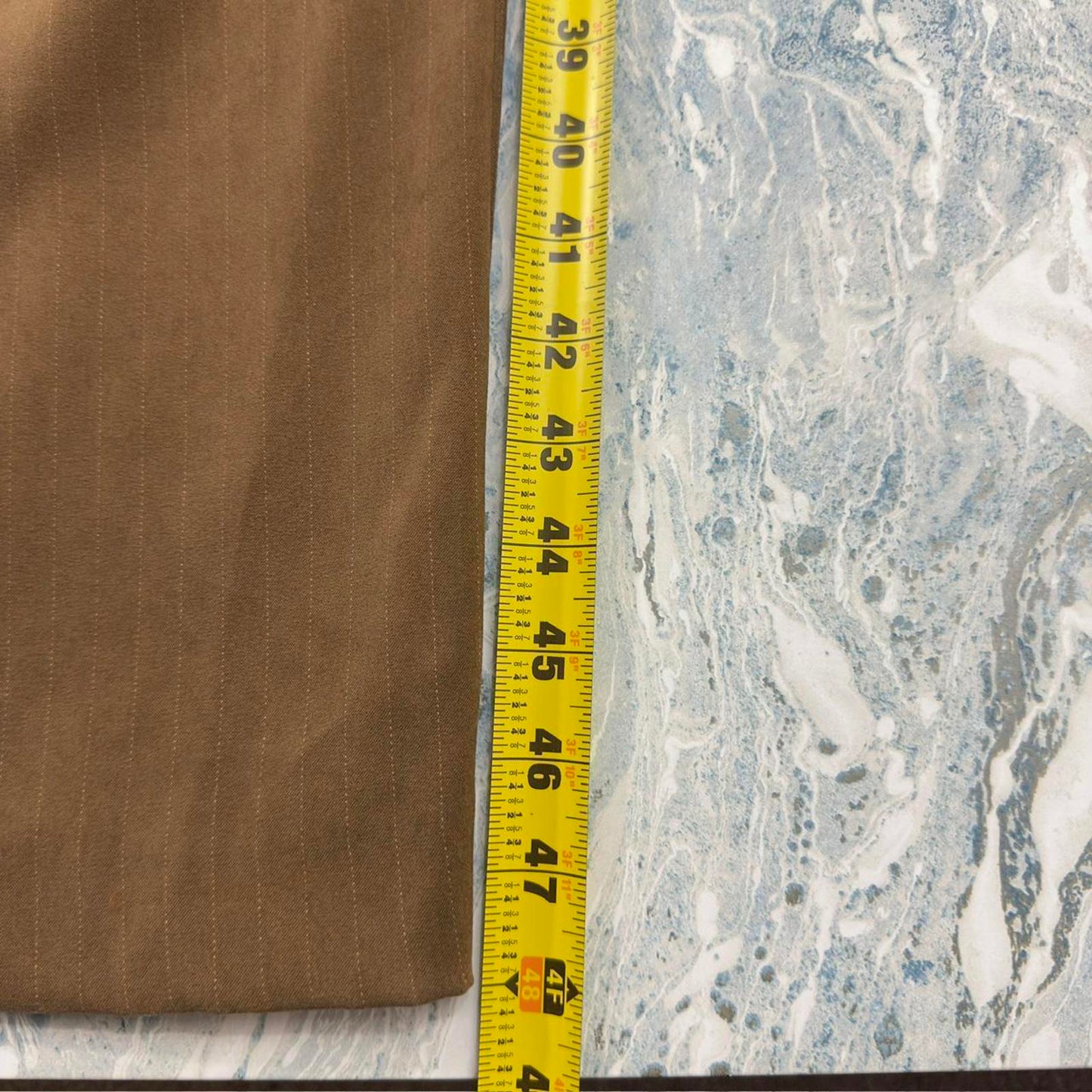 Brown Vintage Longline Twee Button-Up Dress (14)