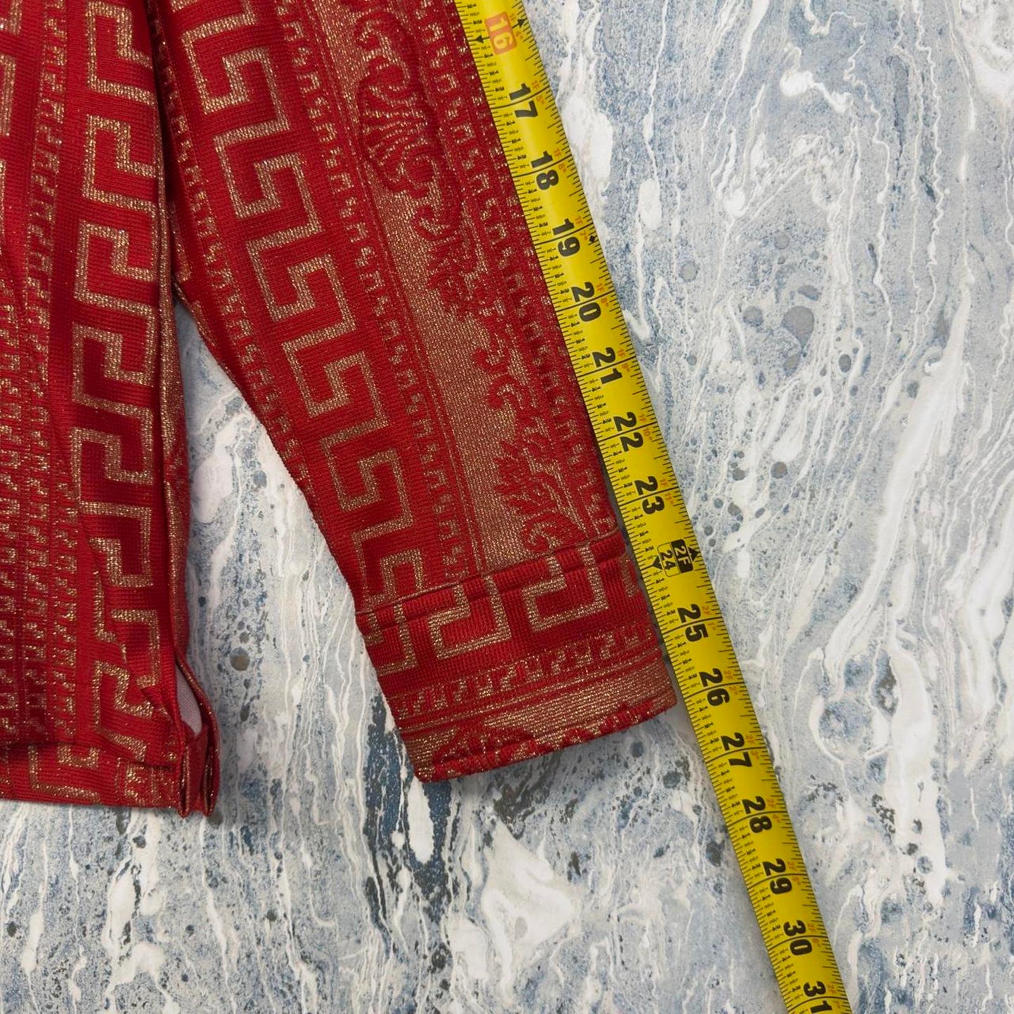 Prestige Original Red & Gold Button Shirt (M)