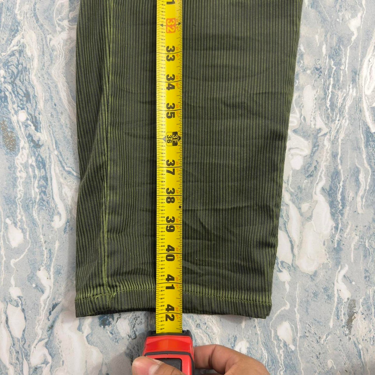 Alembika Designer Green Drawstring Pants (5)