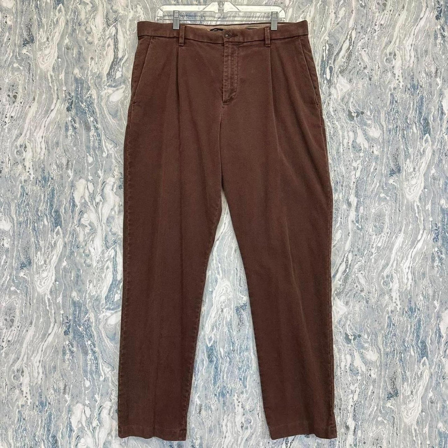 Banana Republic Men's Brown and Khaki Trousers