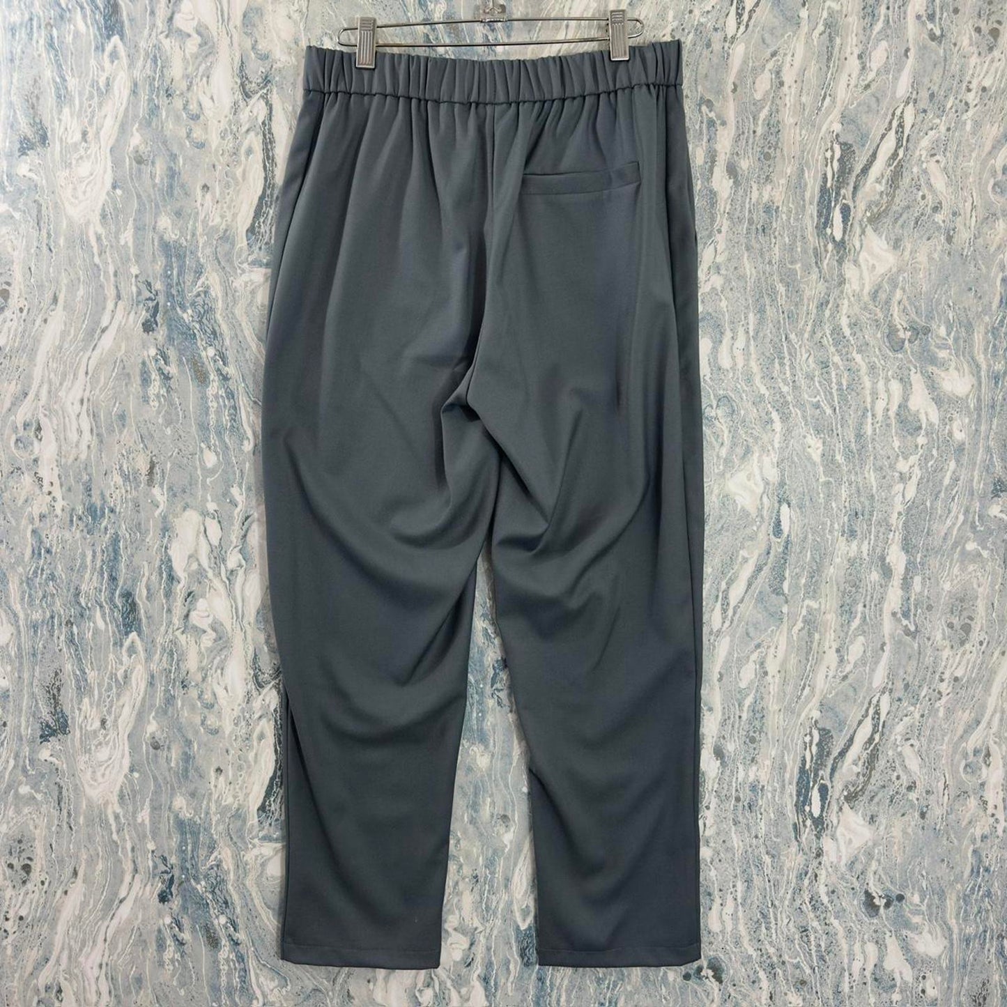 Designer Preppy Blue Grey Tailored Trousers (S)