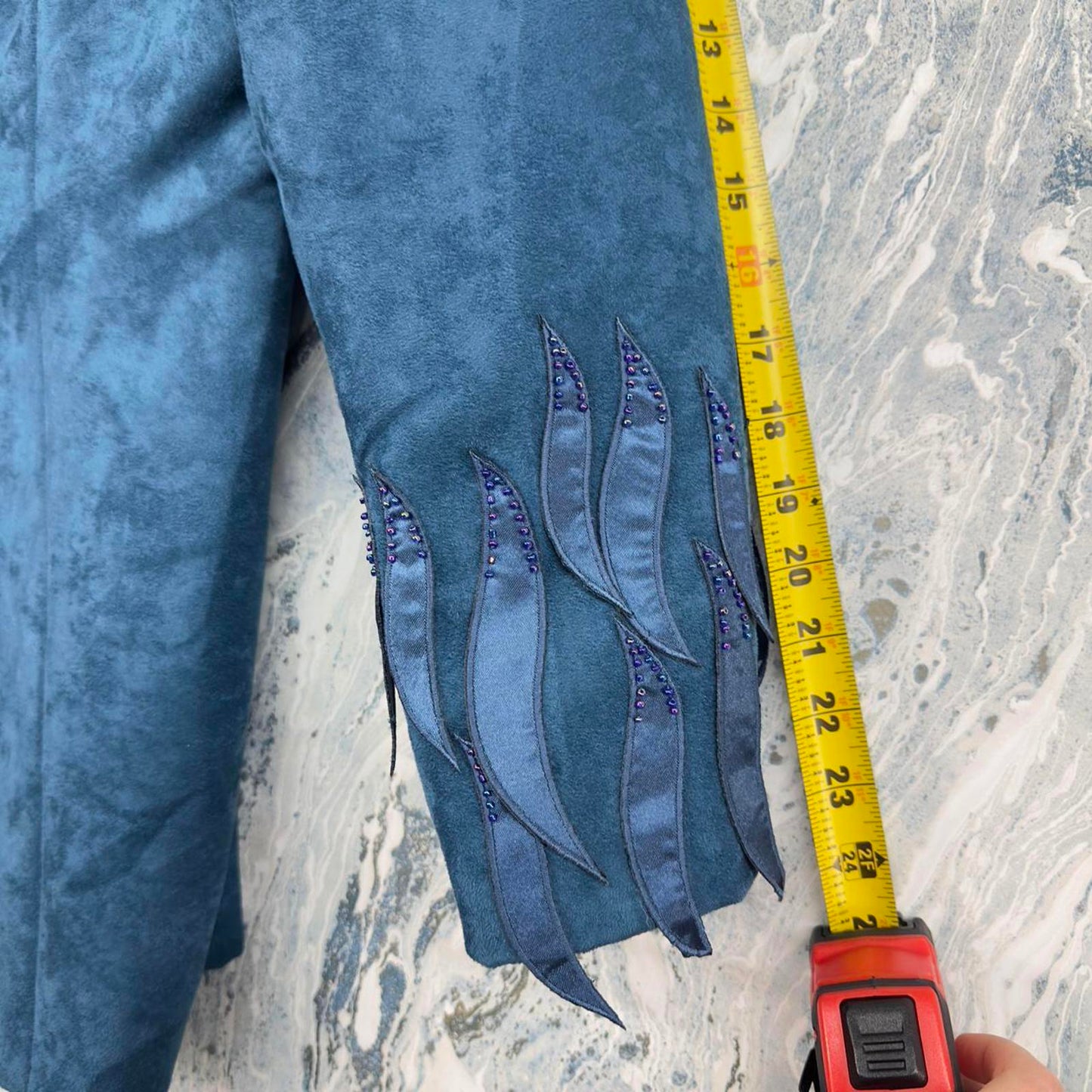 Blue Embellished Blazer Jacket (14)