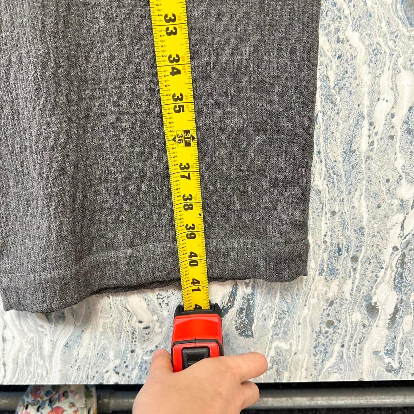 Minimalist grey comfy pants (XL)