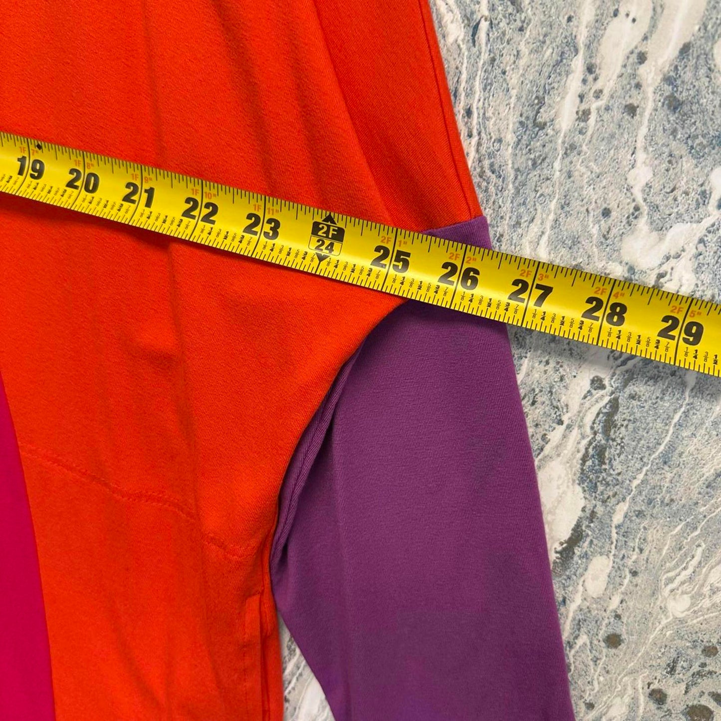 Colorblock Oversized Long Sleeve Top (S/M)