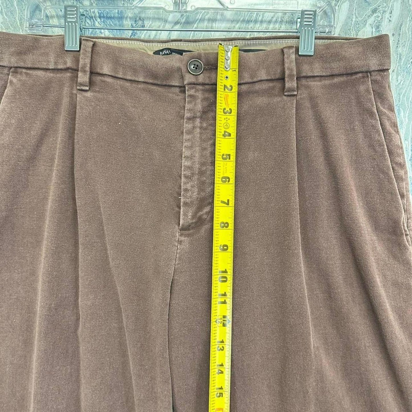 Banana Republic Men's Brown and Khaki Trousers