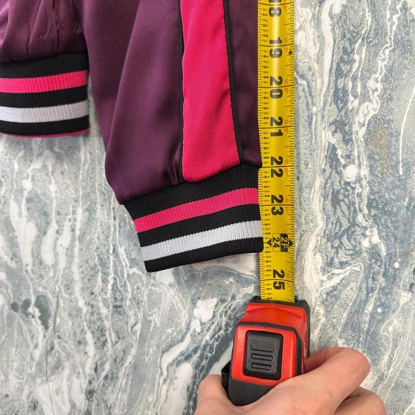 Scotch & Soda Streetwear Burgundy Bomber Jacket (M)