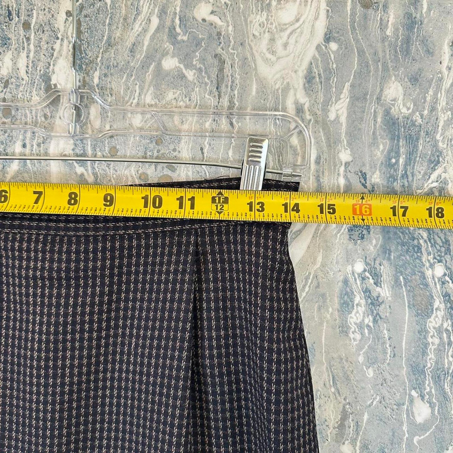 Preppy Black Houndstooth Blazer and Skirt Set (8)