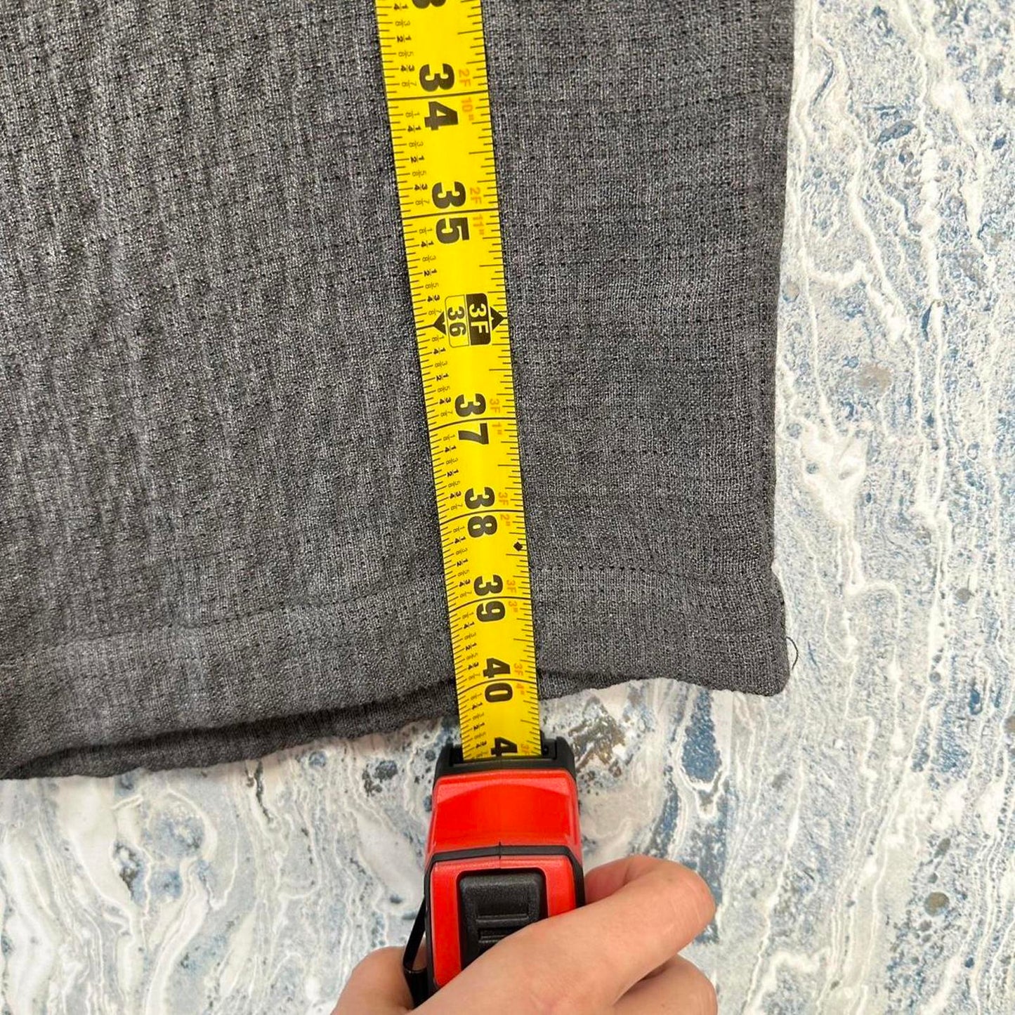 Minimalist grey comfy pants (M)