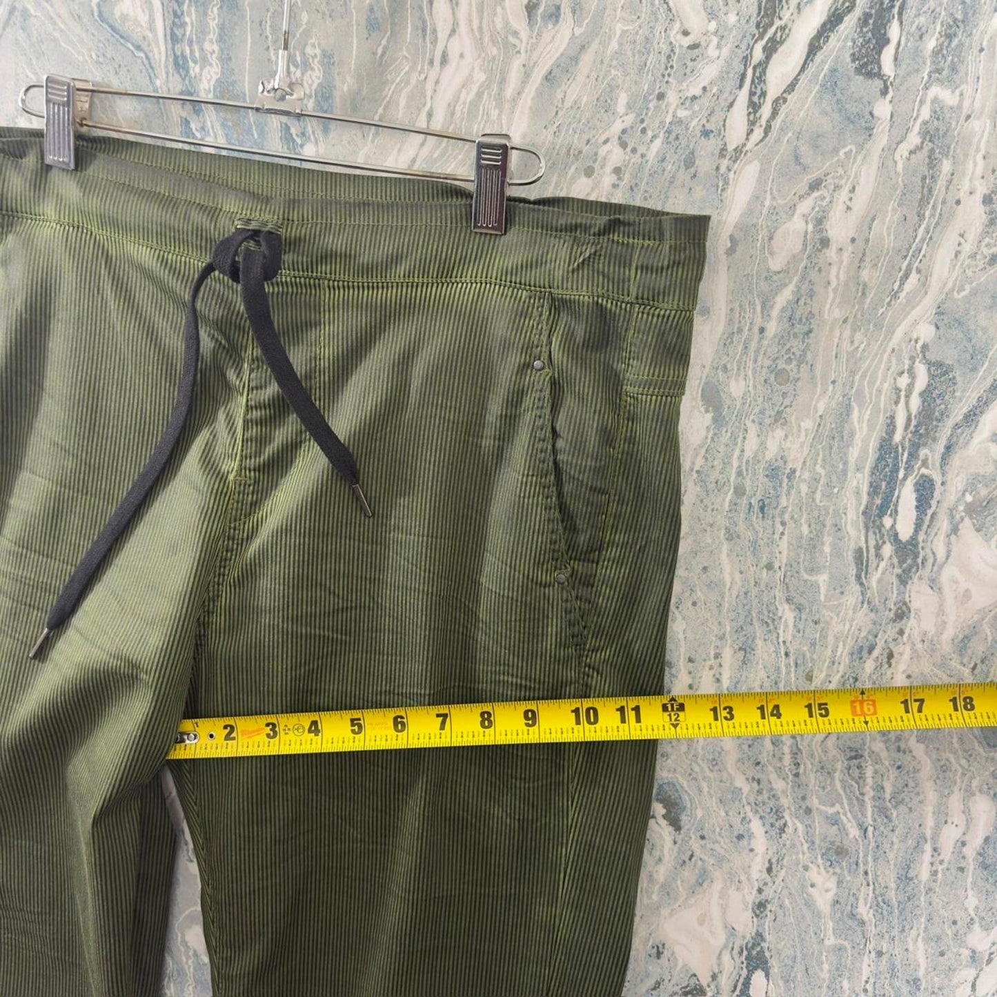 Alembika Designer Green Drawstring Pants (5)