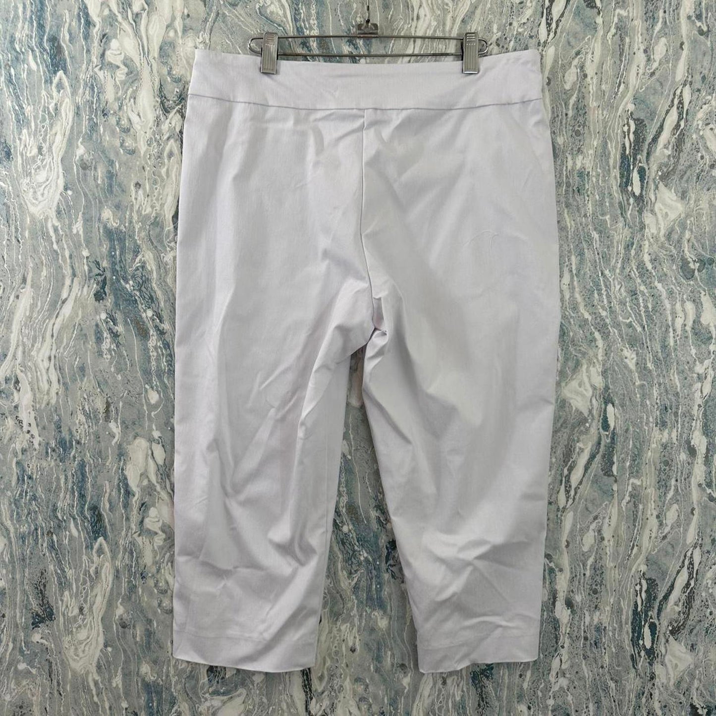 Casual White Cropped Pants (14)