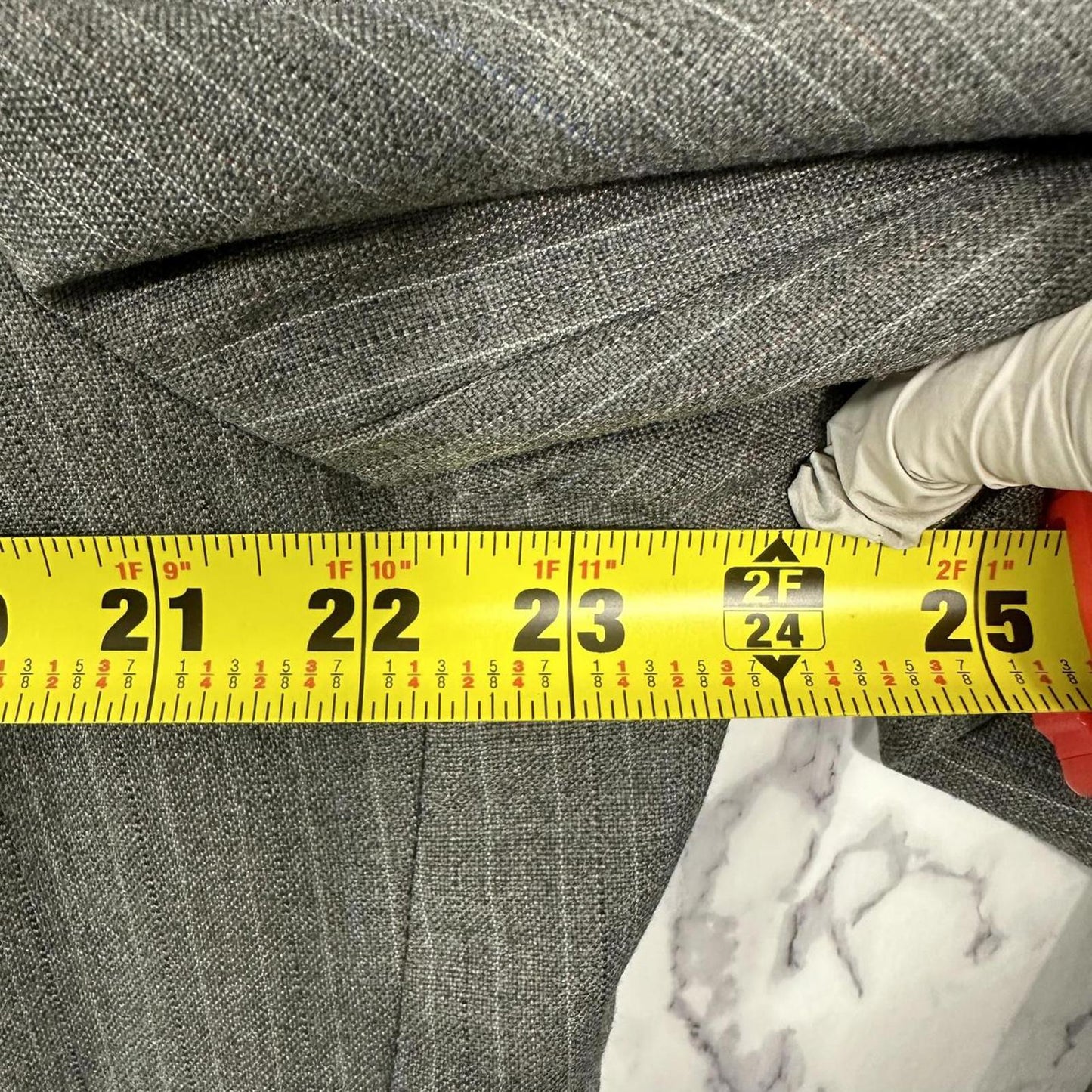 Academia Preppy Classic Gray Pinstripe Suit Set