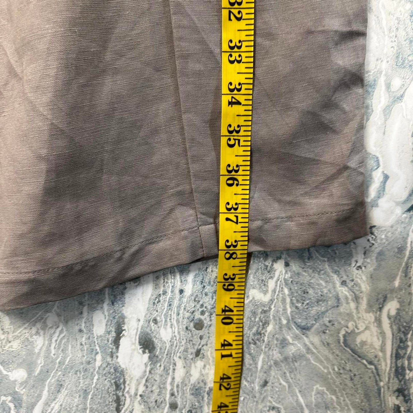 boho beige brown wideleg pants (L)