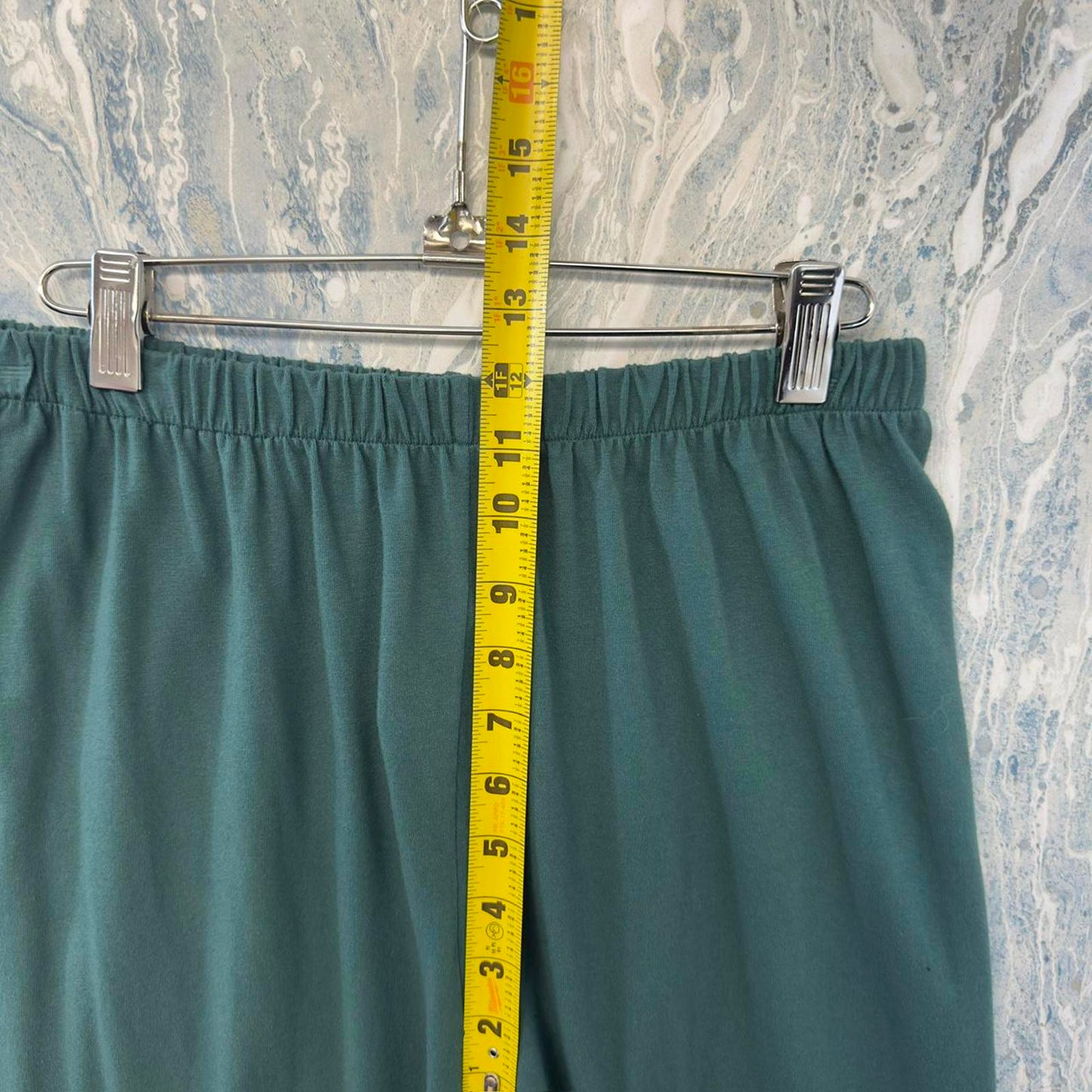 Designer Casual Green Legging Sweatpants (M)