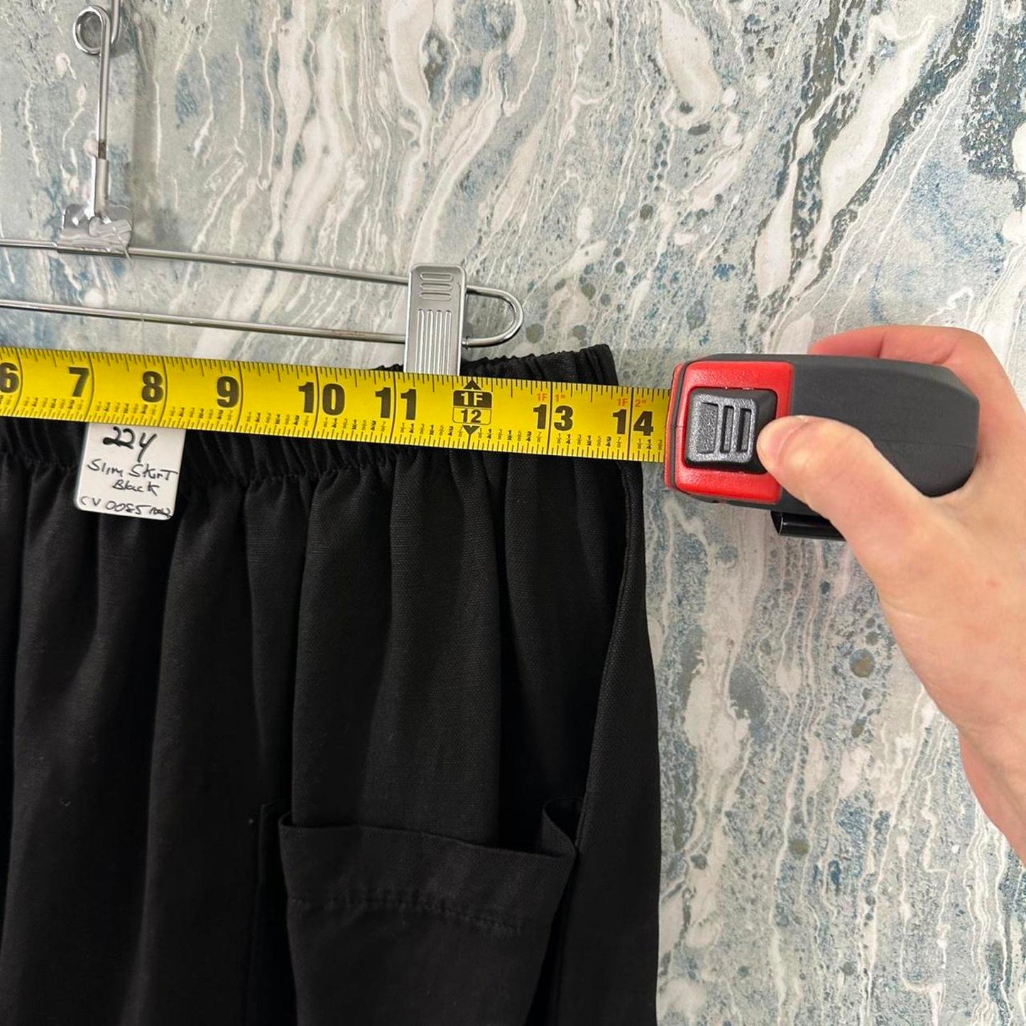 Designer Bodil Boho Black Maxi Skirt (S)