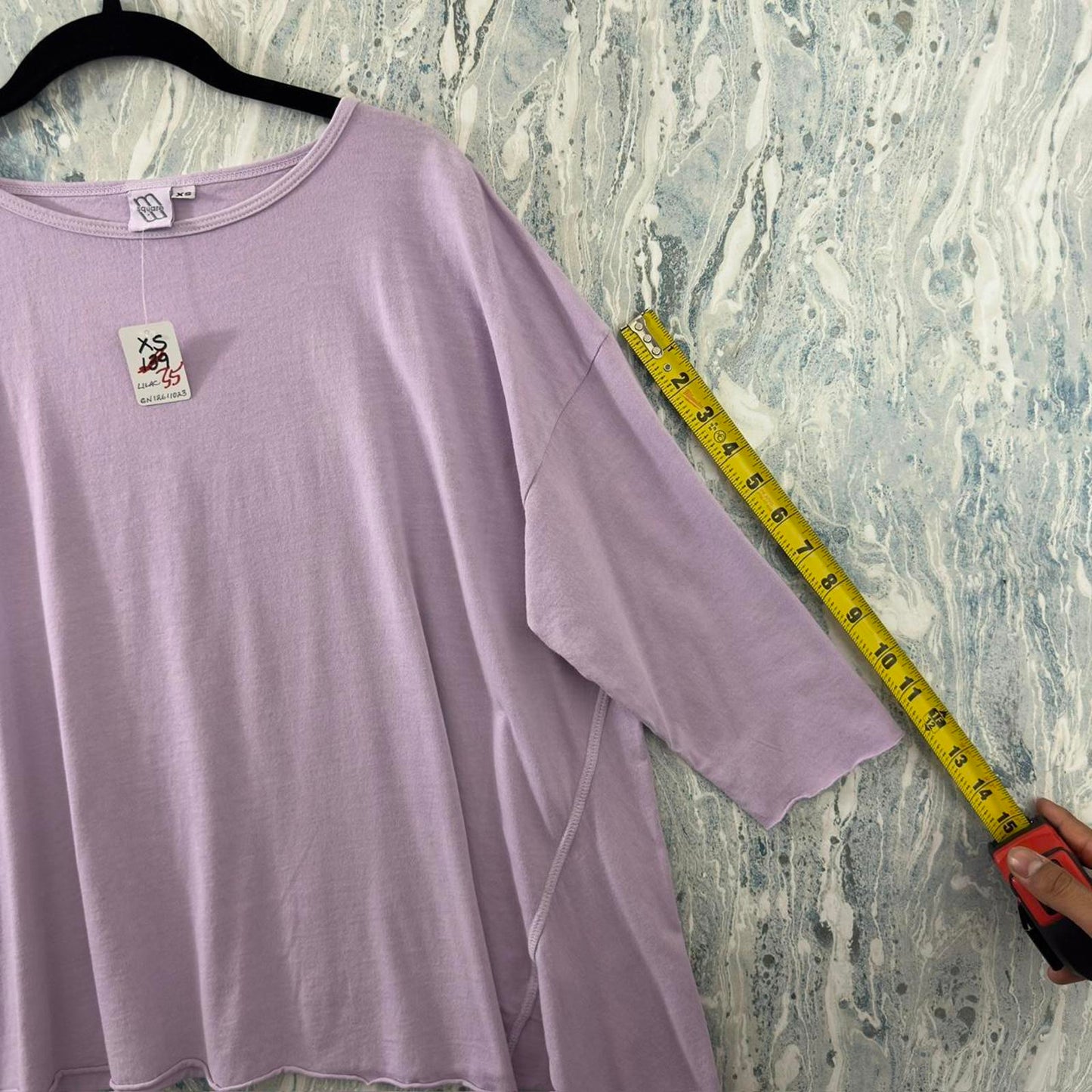 Casual Lavender Oversized Top (XS)