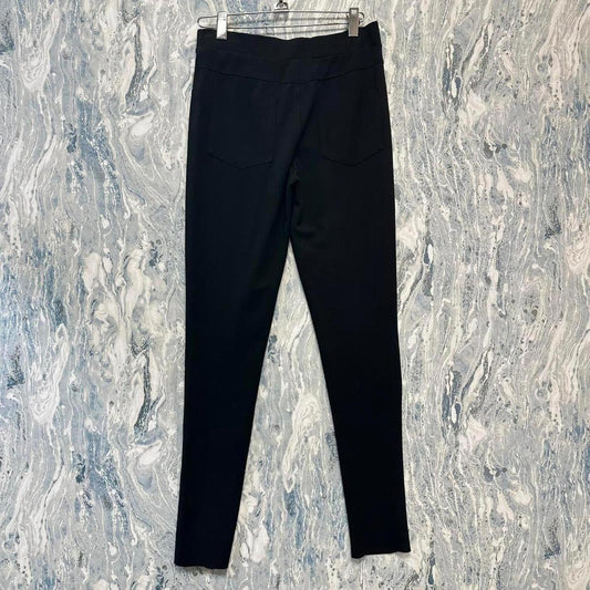 Minimalist basic black jegging pants (1)