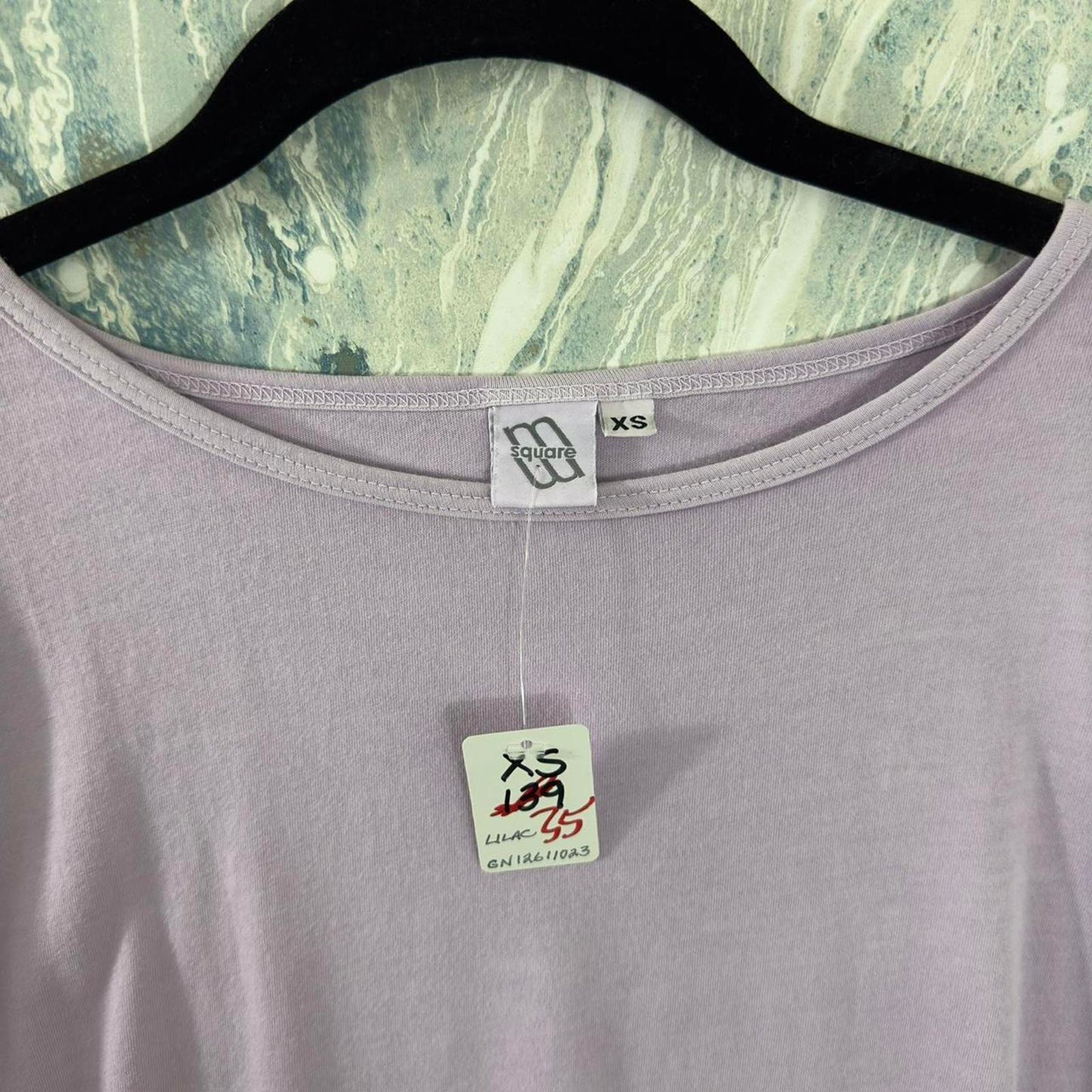 Casual Lavender Oversized Top (XS)