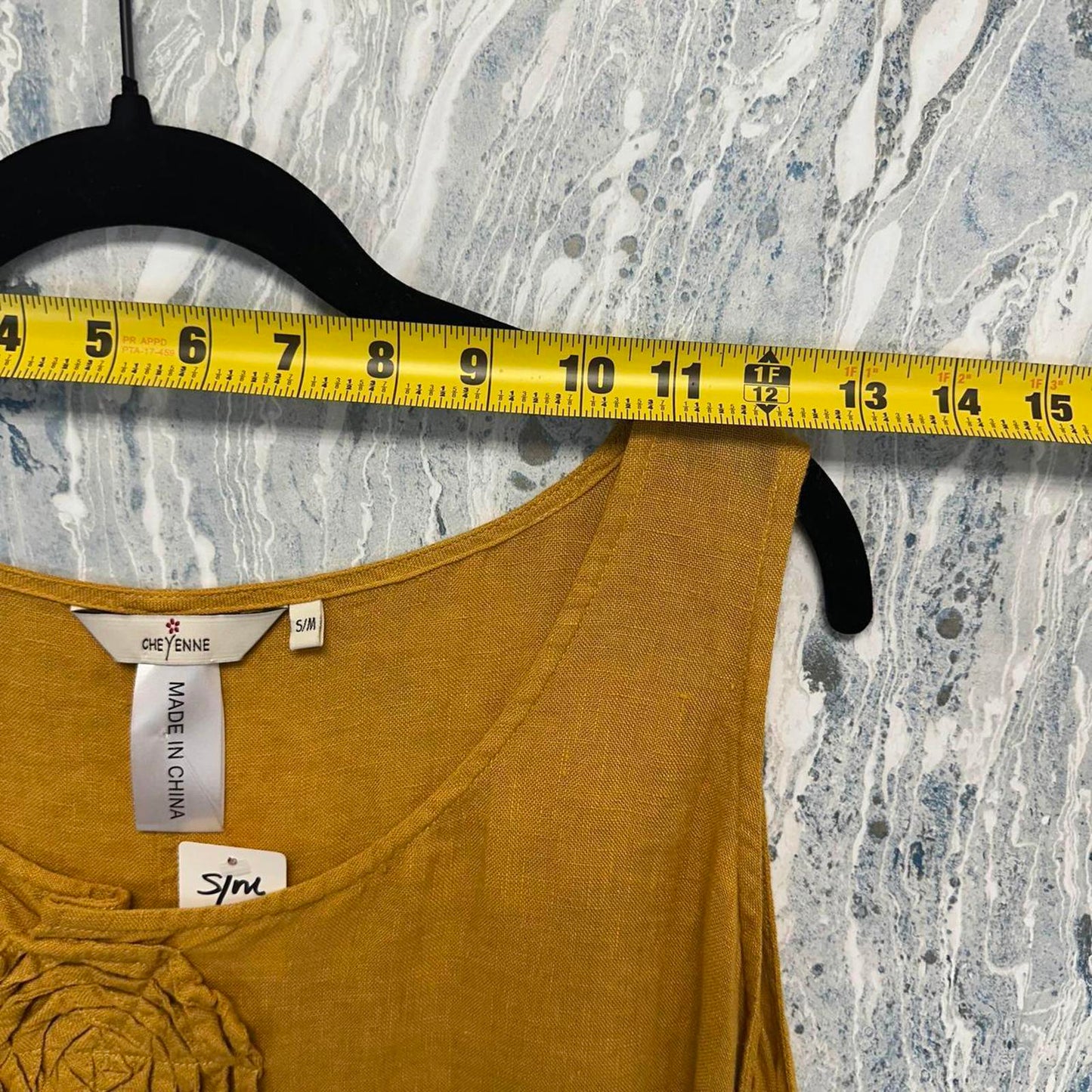 Flowy Burnt Orange Sleeveless Asymmetrical Tunic Top (S/M)