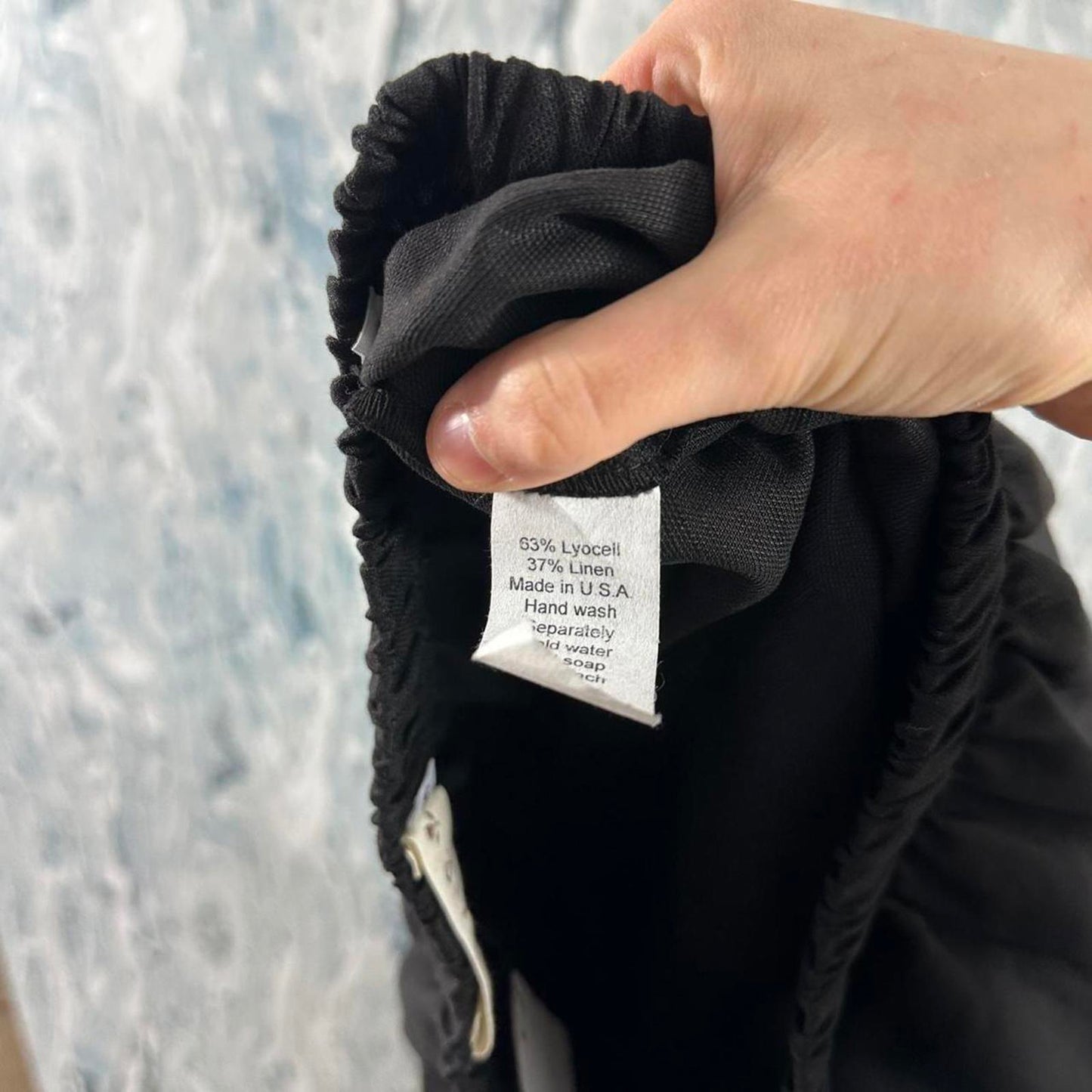 Designer Bodil Boho Black Maxi Skirt (S)