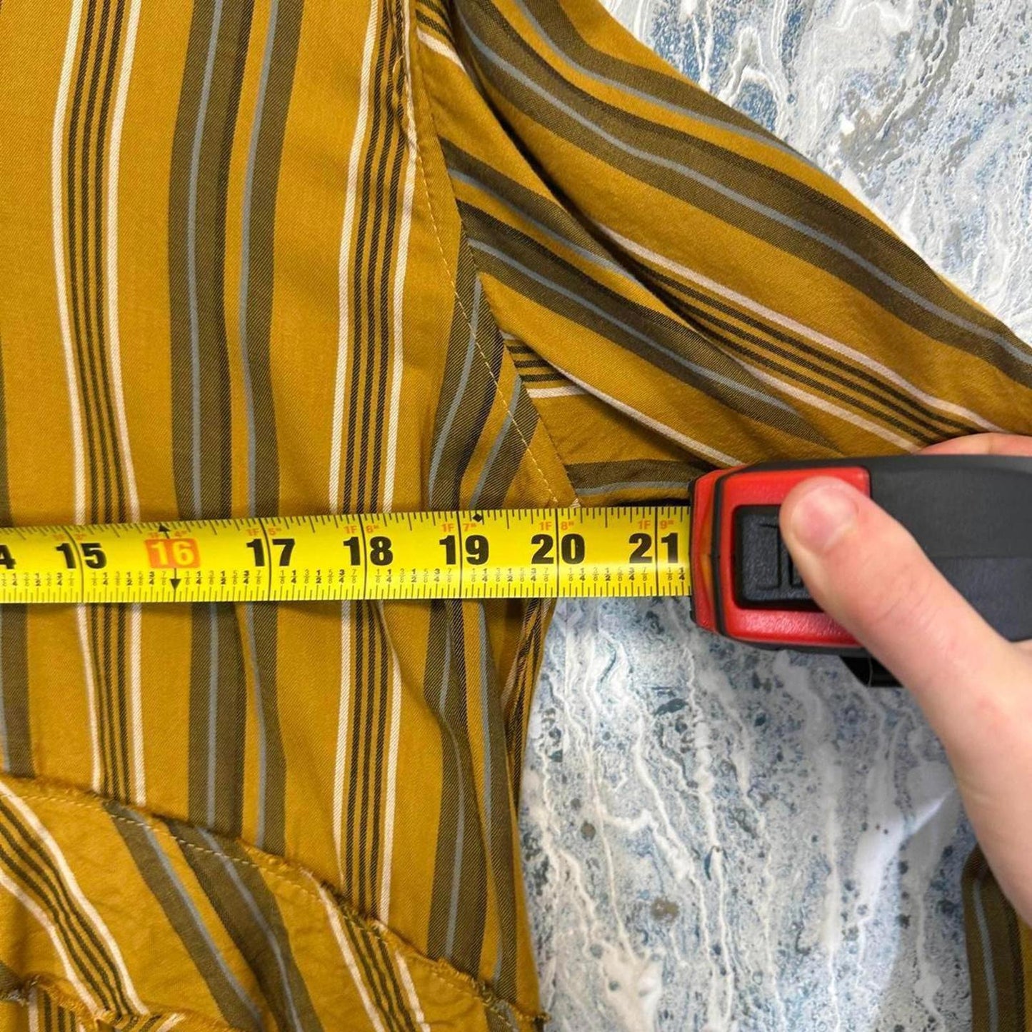 Yellow Striped Dress (S)