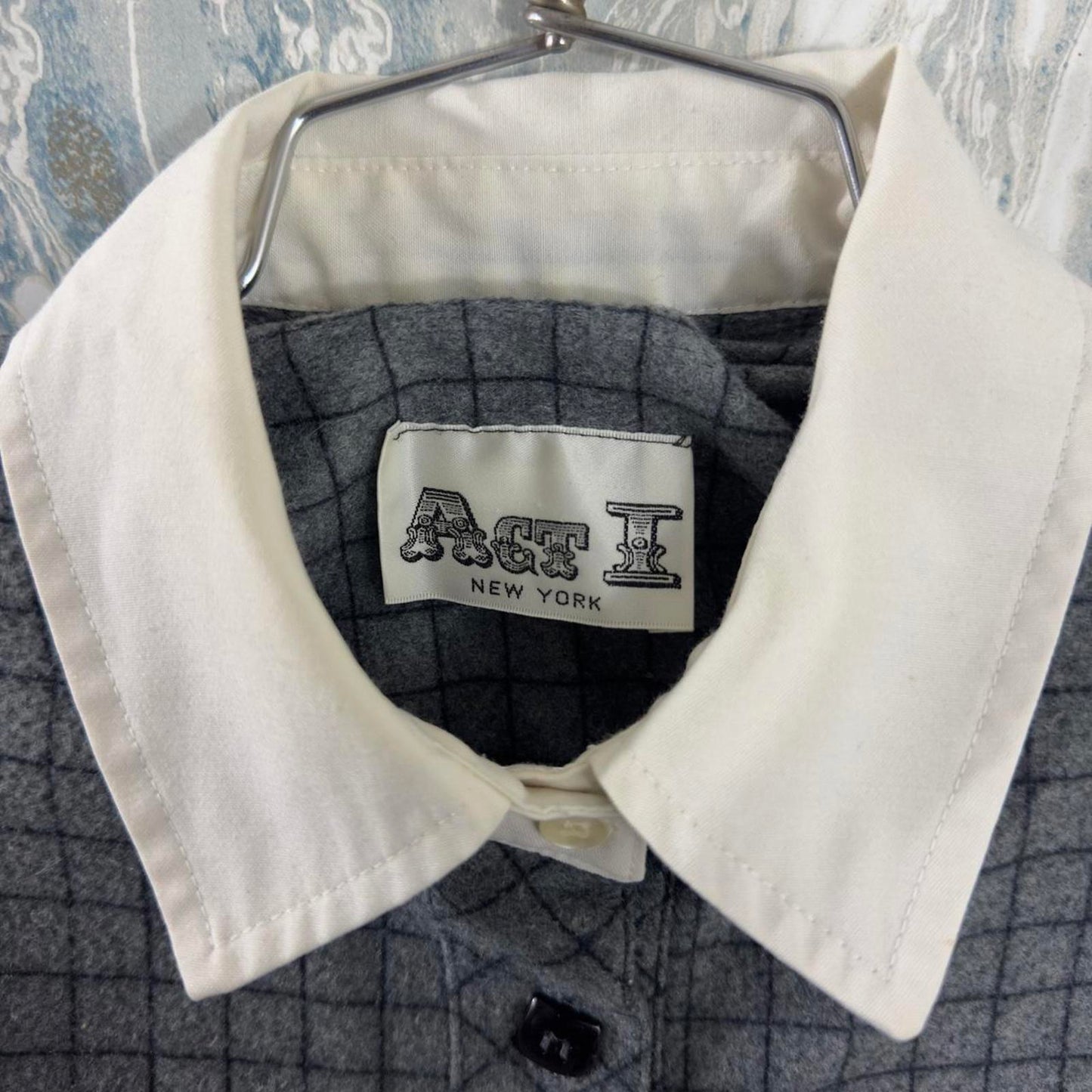 Vintage Preppy Grey Maxidress (M)