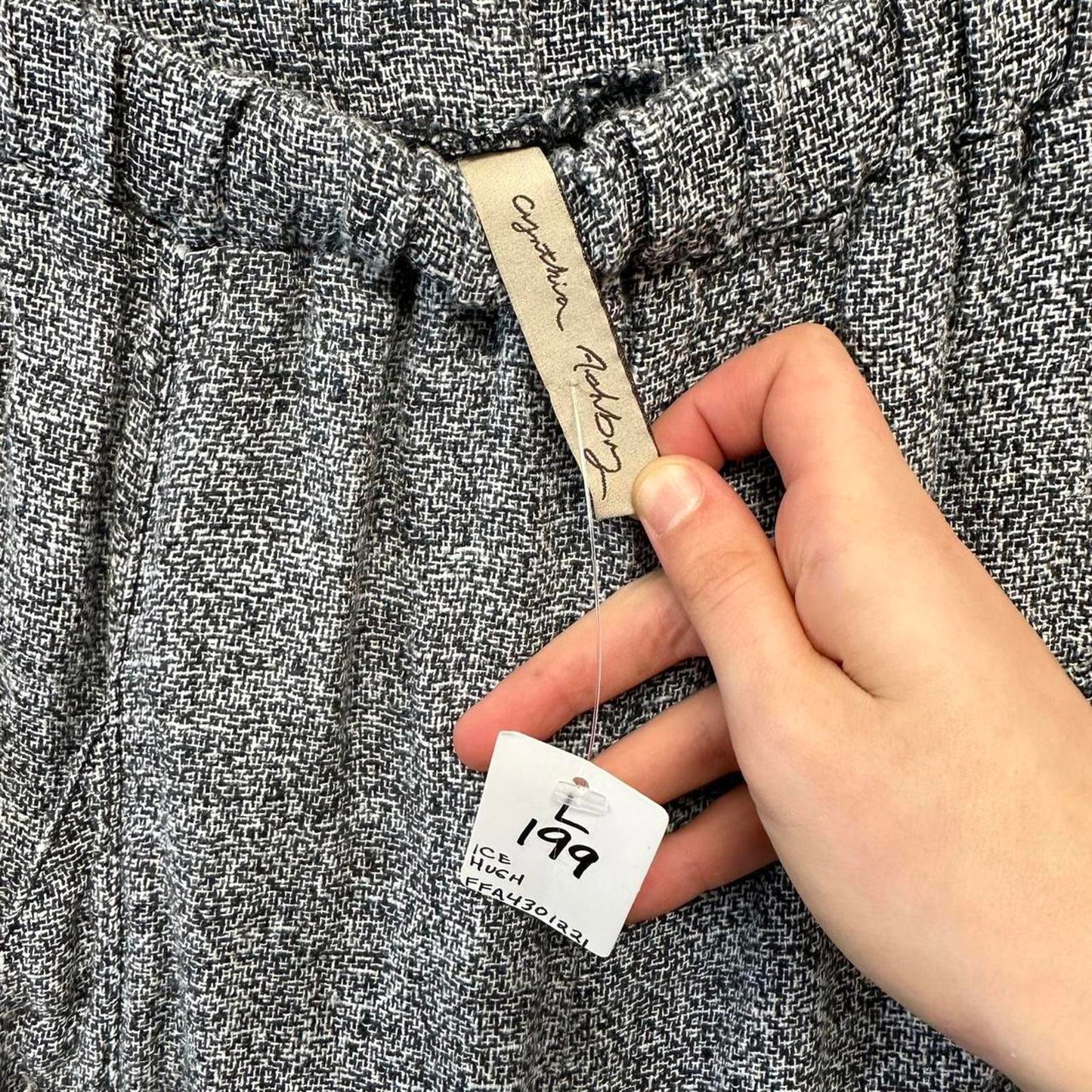 Basic grey hobo pants (L)