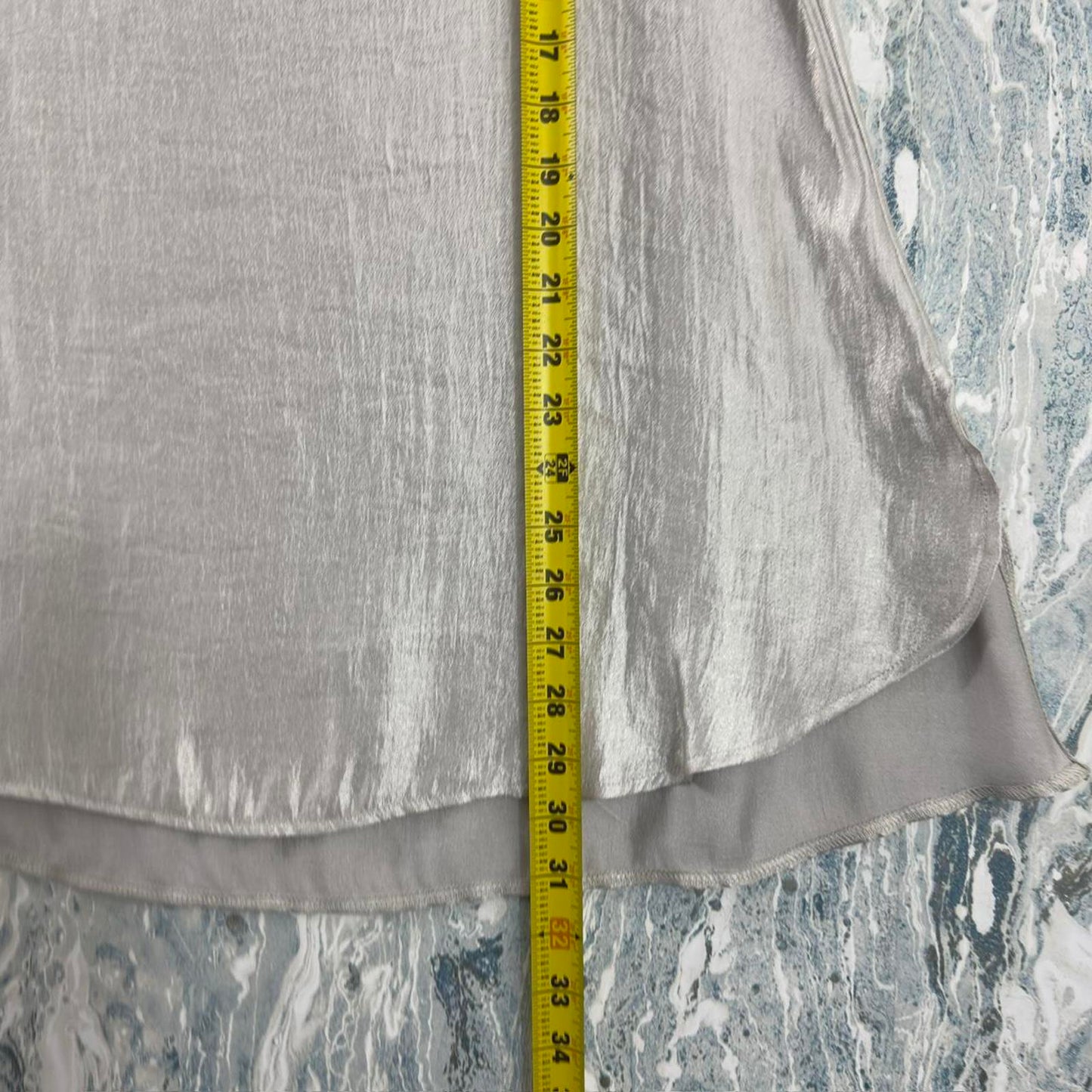 Designer Chic Silver Sleeveless Tank Top (1)