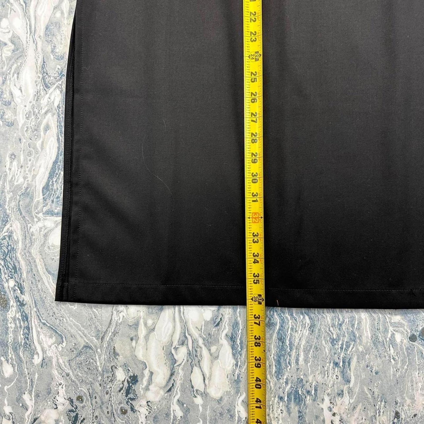 Black High-Waisted Maxi Skirt (L)