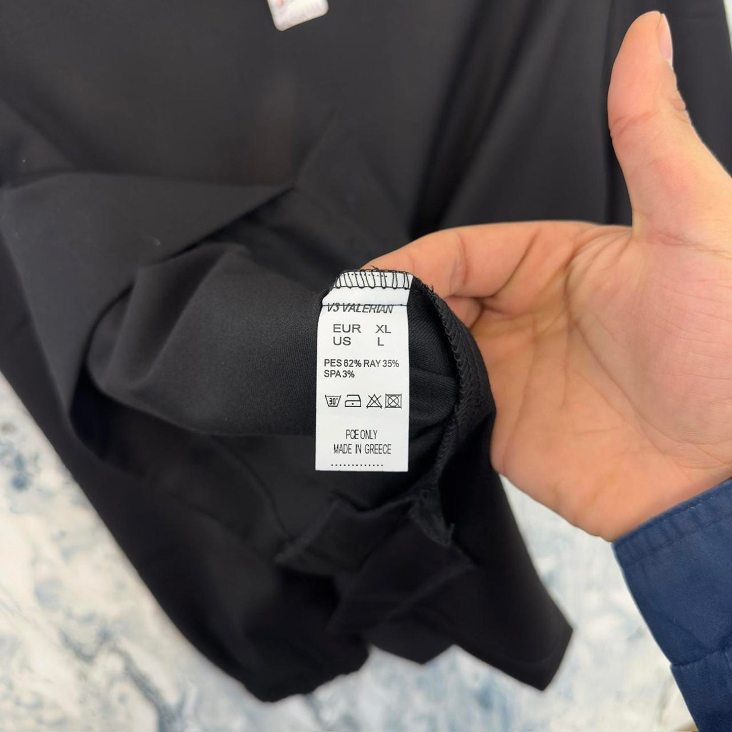 Designer Lotus Eaters Black Oversized Long Sleeve Top (L)