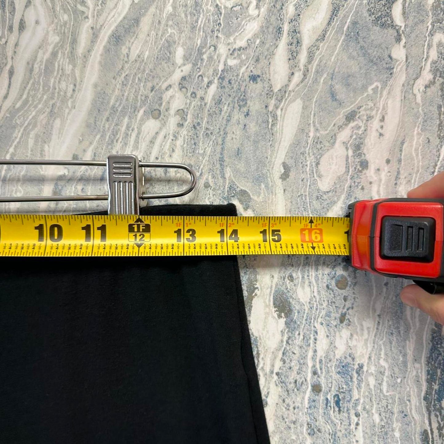 Minimalist basic black pencil legging pants (S)