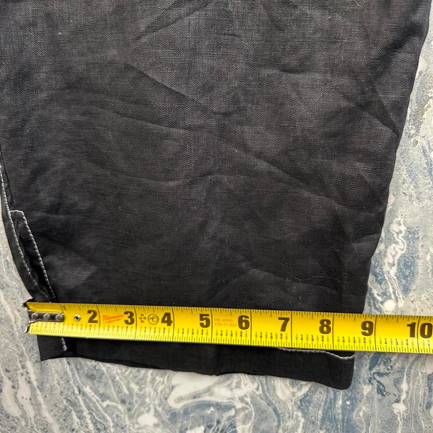 Minimalism black wide leg lounge pants (L)