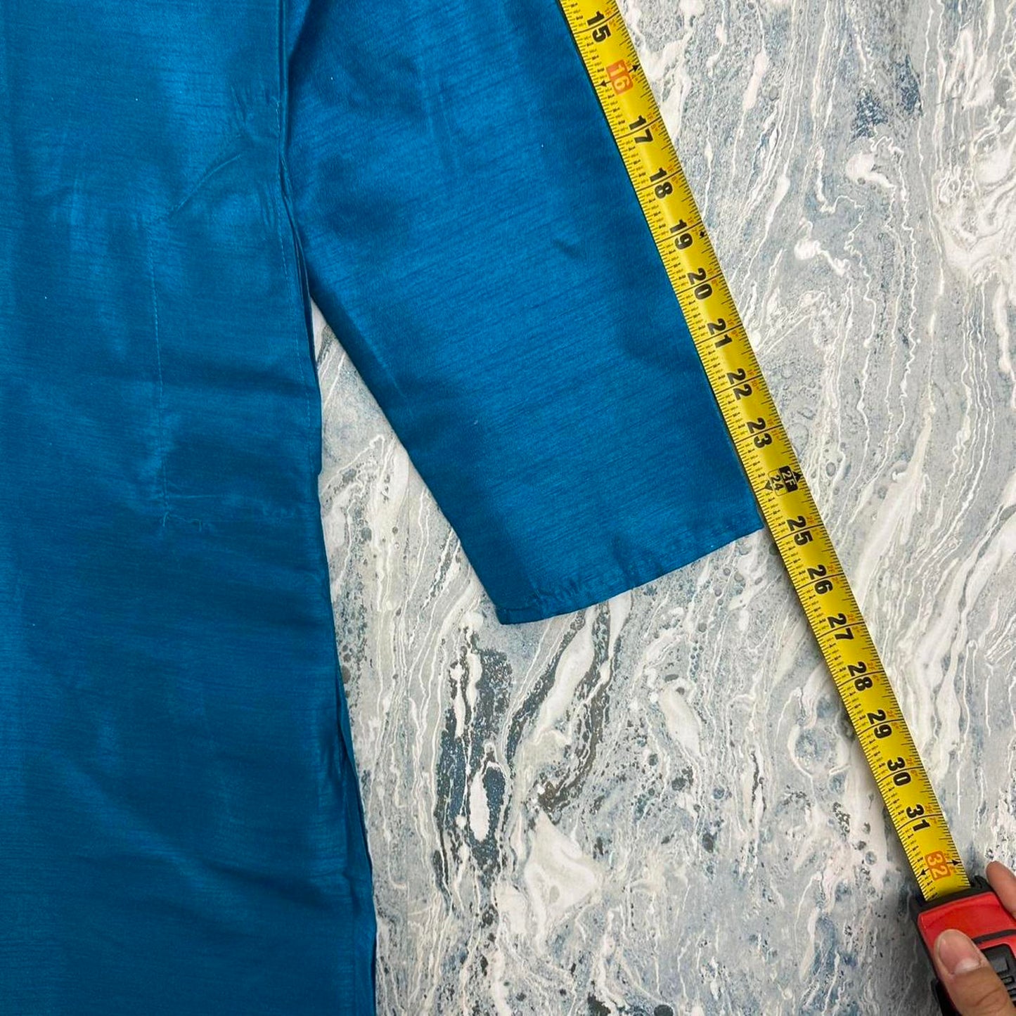 Classic Blue Indian Kurta (L)