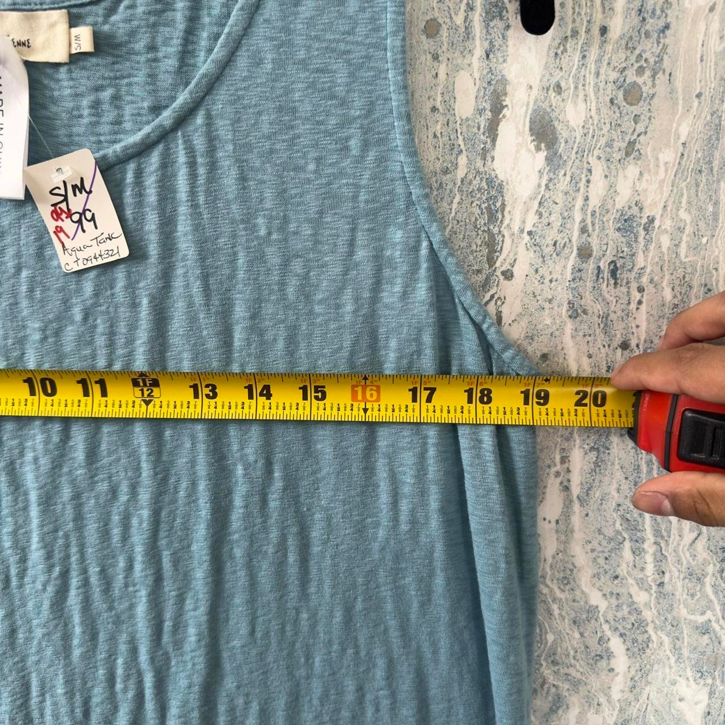 Casual Baby Blue Sleeveless Dress (S/M)