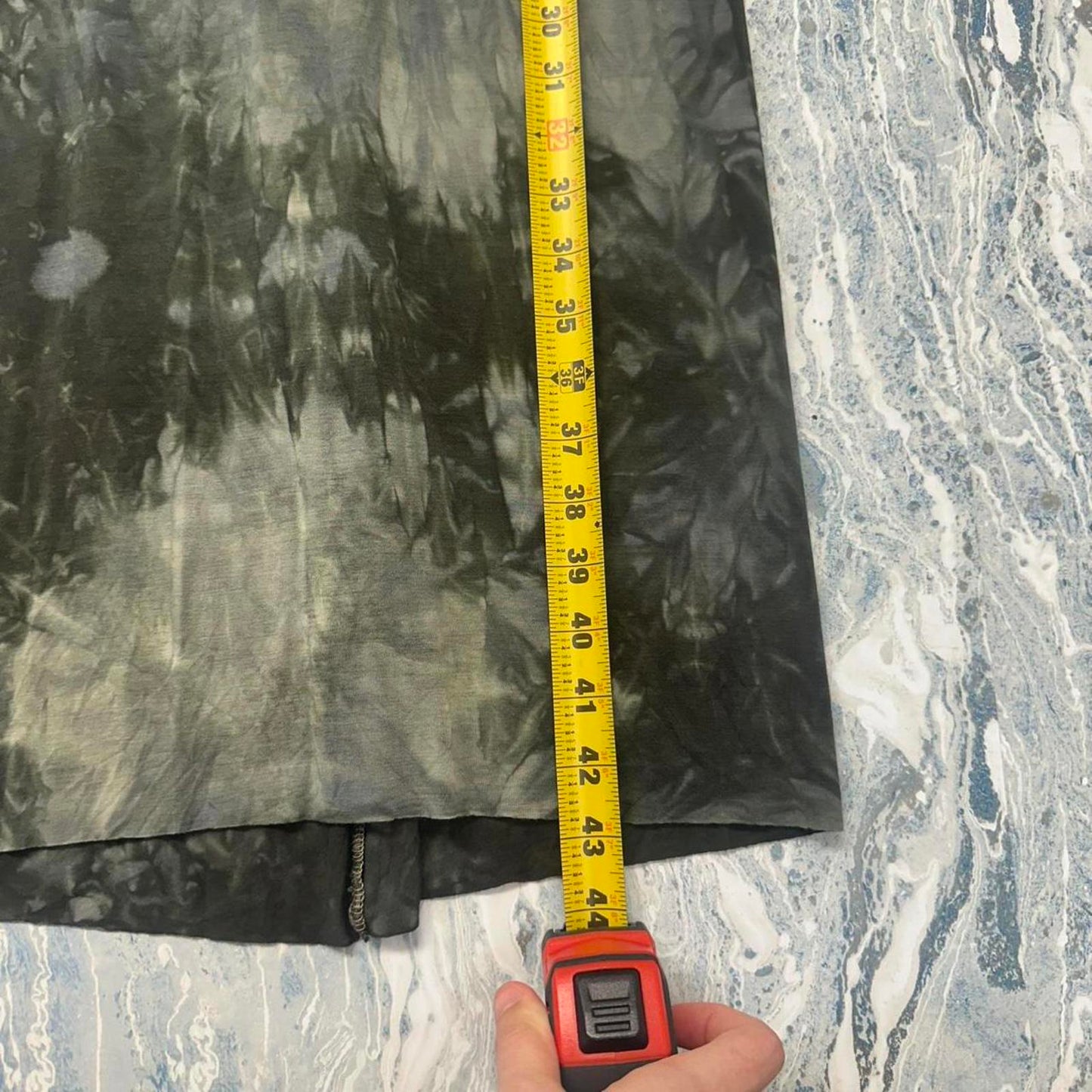 Designer Grungefairy Tie-Dye Black Maxi Dress (1)