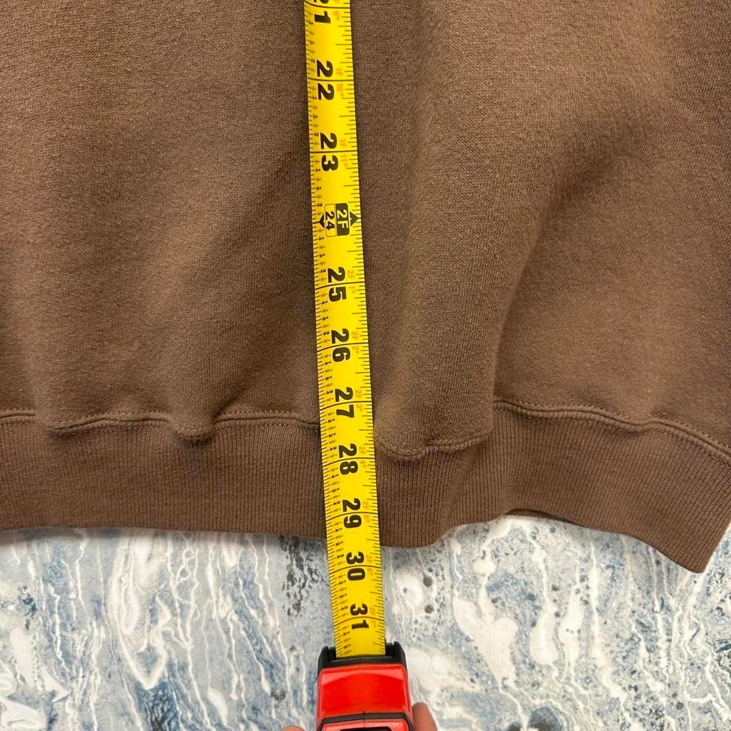 LEE Heavyweight Brown Crewneck Sweatshirt (2XL)