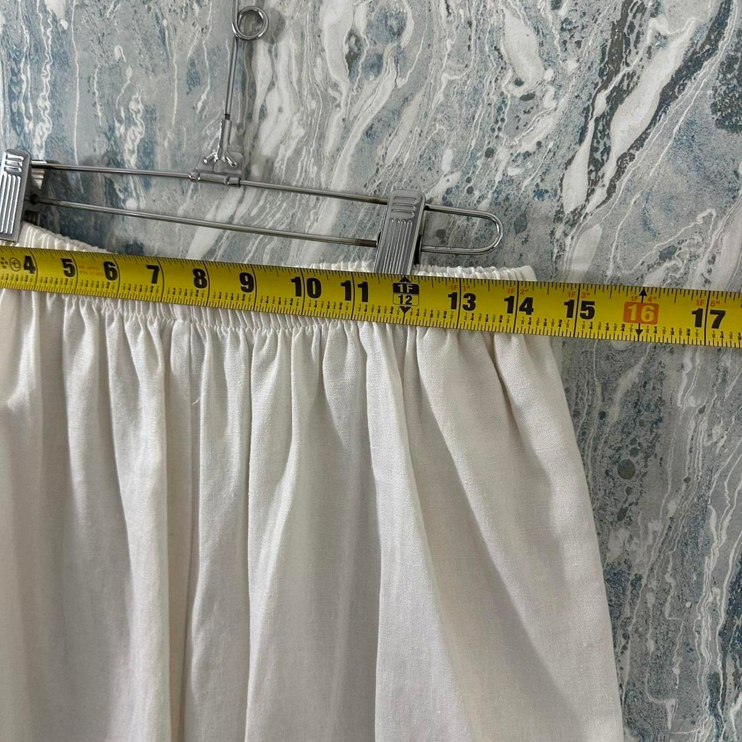 Boho White Wide-Leg Culottes (One Size)