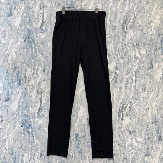 Minimalist basic black pants (S)