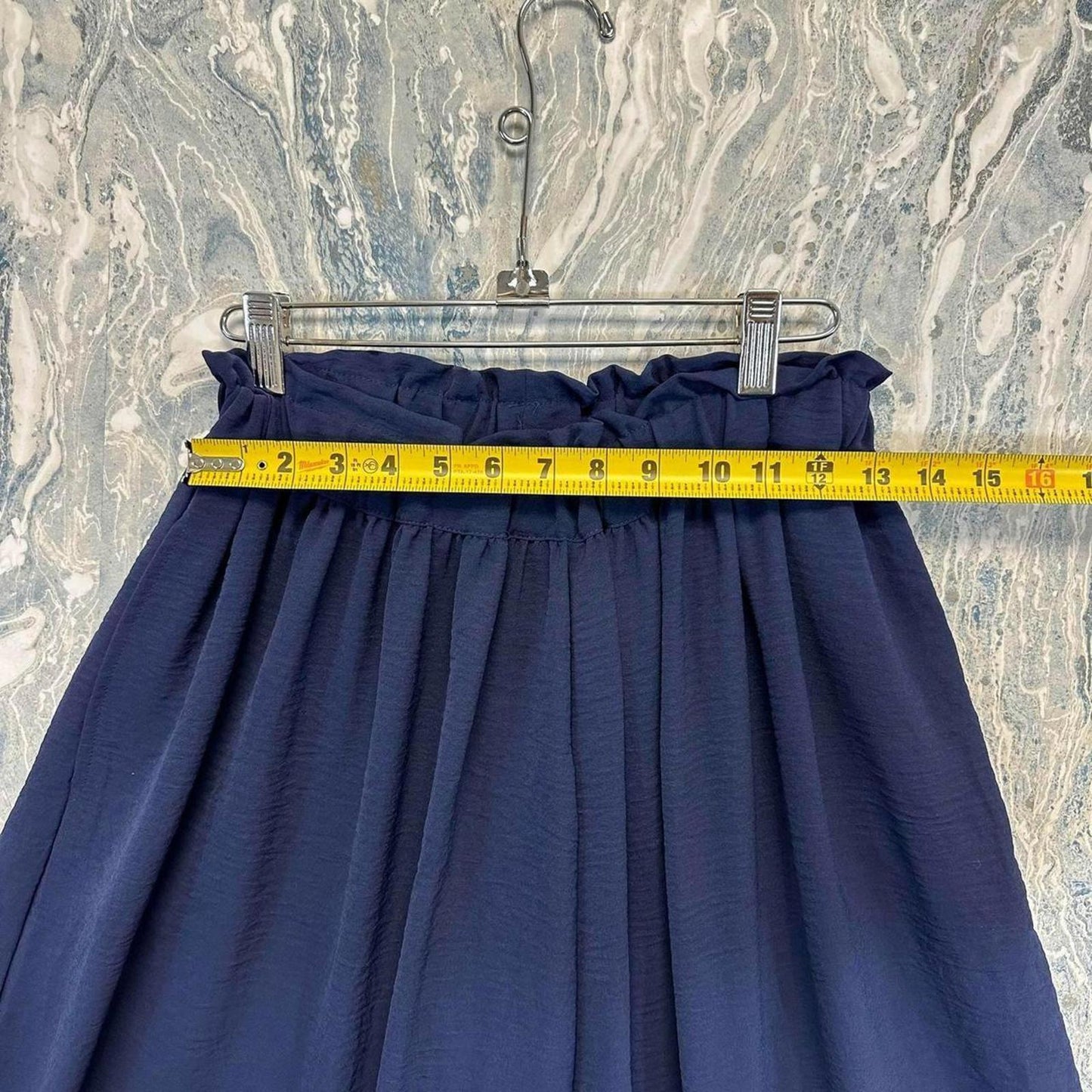 Wide-Leg Navy Culottes (1)