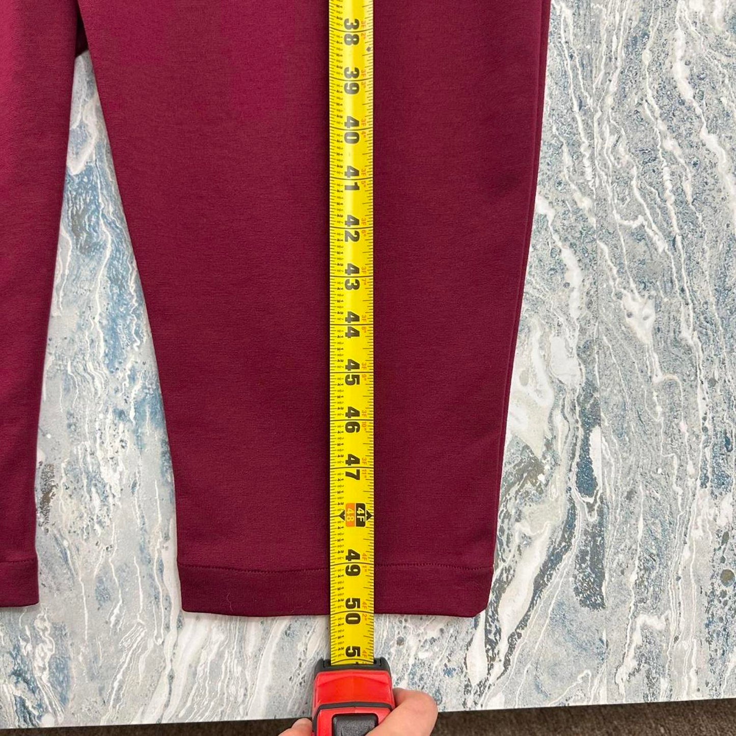 Boho Burgundy Sleeveless Jumpsuit w Belt (M/L)