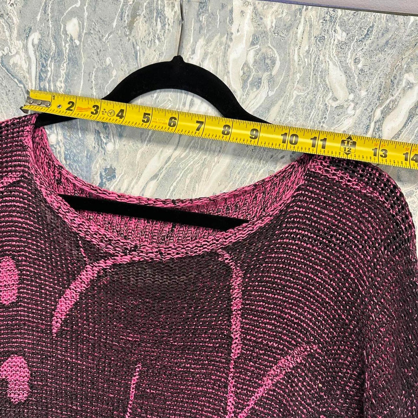 Purple Textured Sweater (One Size)