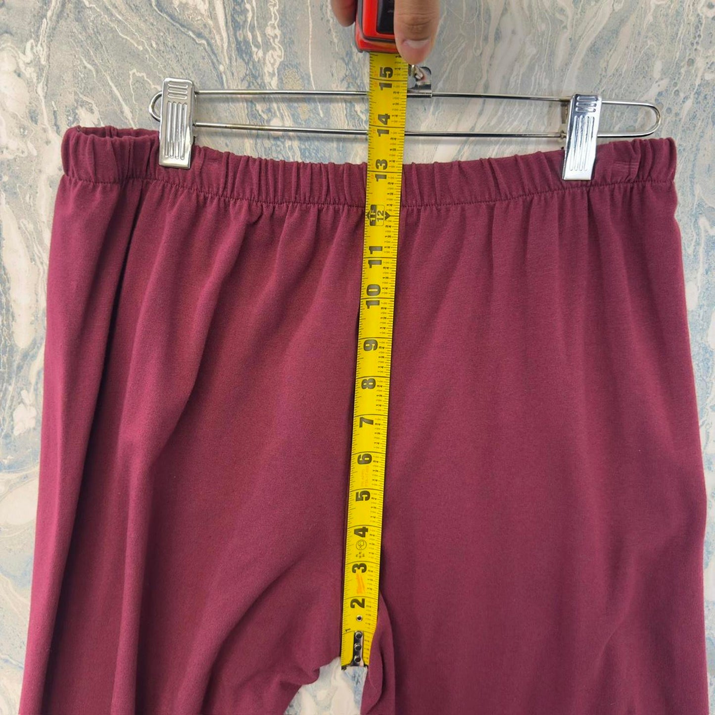 Designer Burgundy Synched Leggings (L)