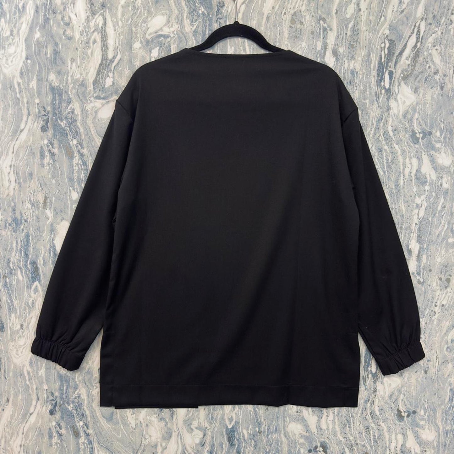 Designer Lotus Eaters Black Relaxed Fit Long Sleeve Shirt (M)
