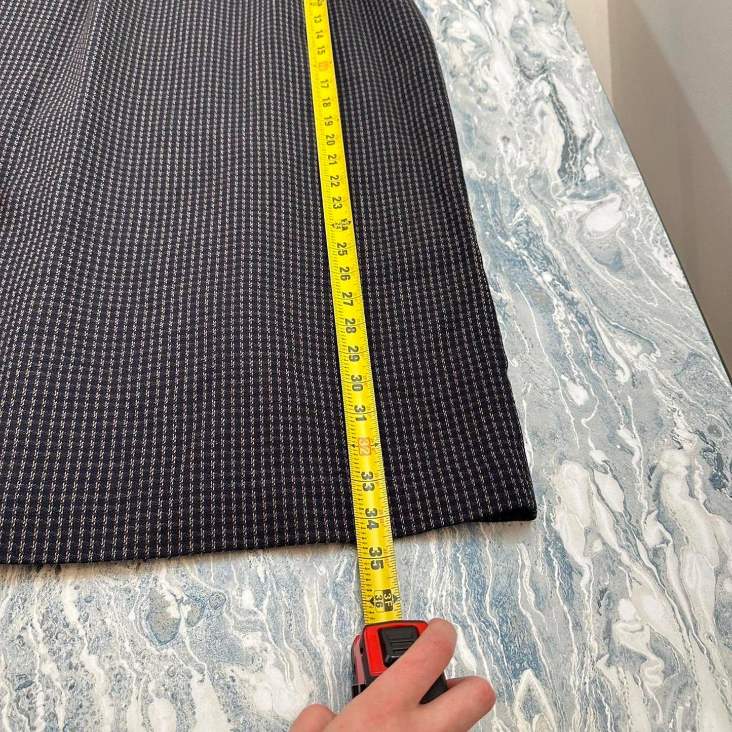 Preppy Black Houndstooth Blazer and Skirt Set (8)