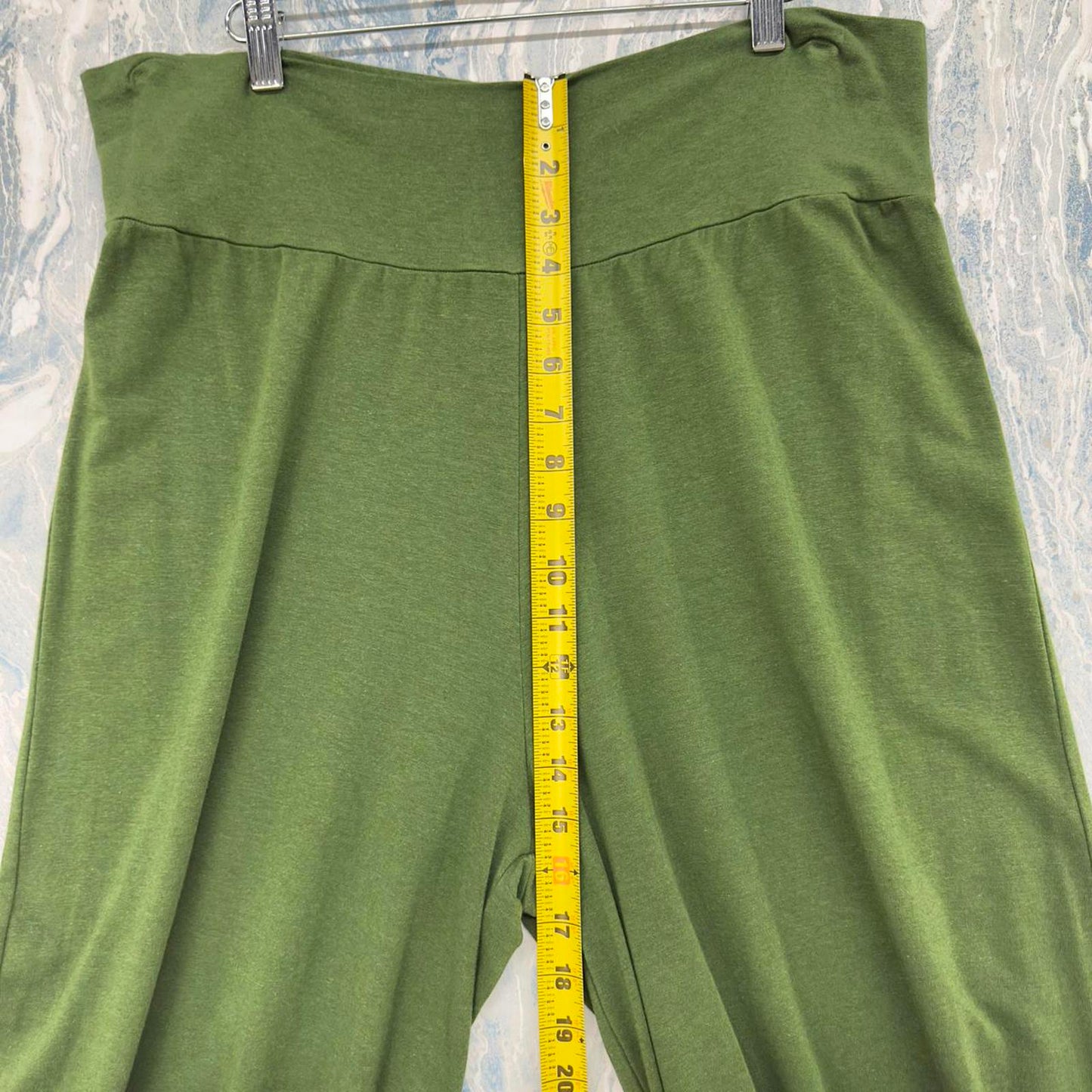 Indie Wide-Leg Olive Green Pants (L)