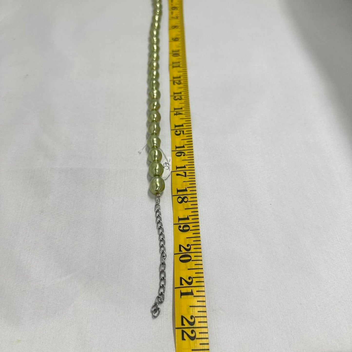 Vintage Elegant Green Pearl Necklace