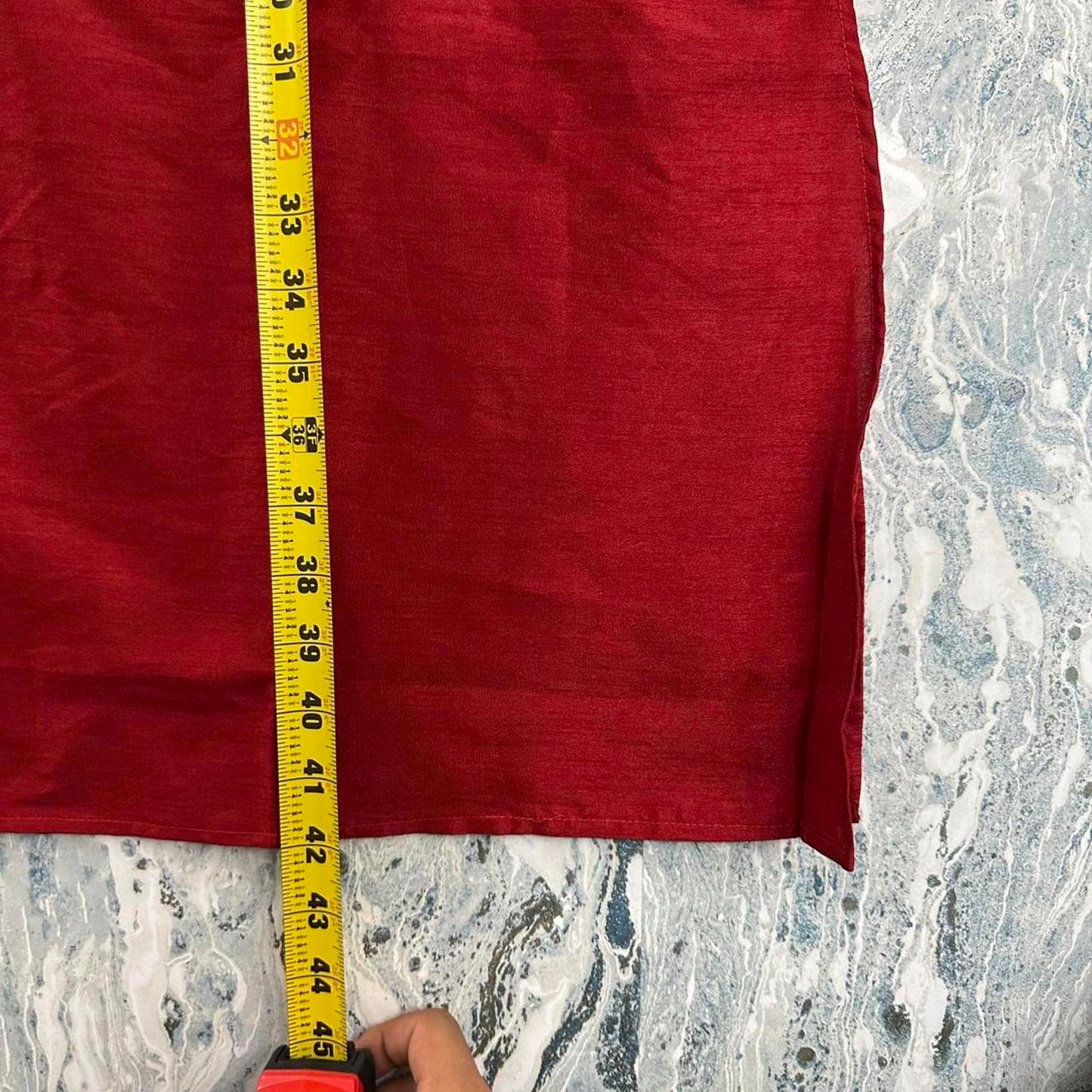 Classic Red Kurta (M)