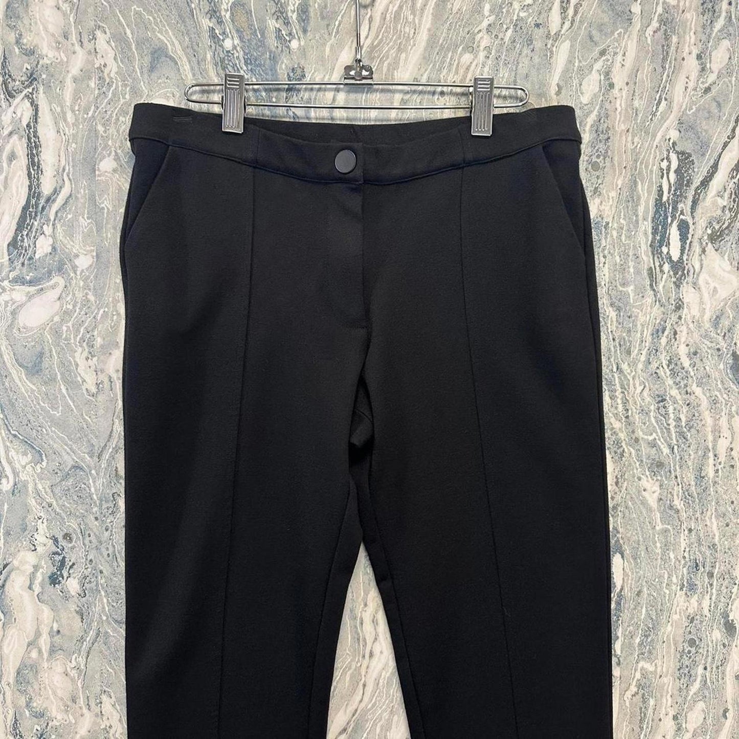 y2k black designer office pants (2)