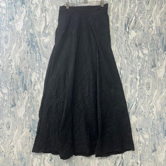 Gershon Bram Minimalist Black Maxi Skirt (S)