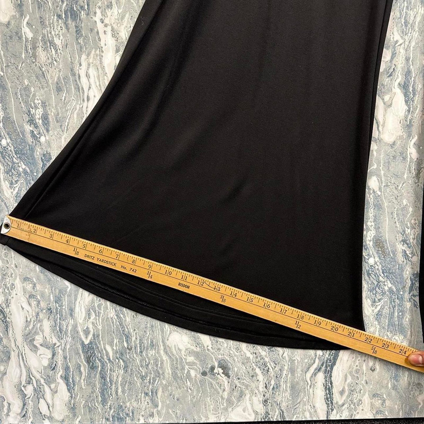 Minimalism black wide leg lounge pants (1)